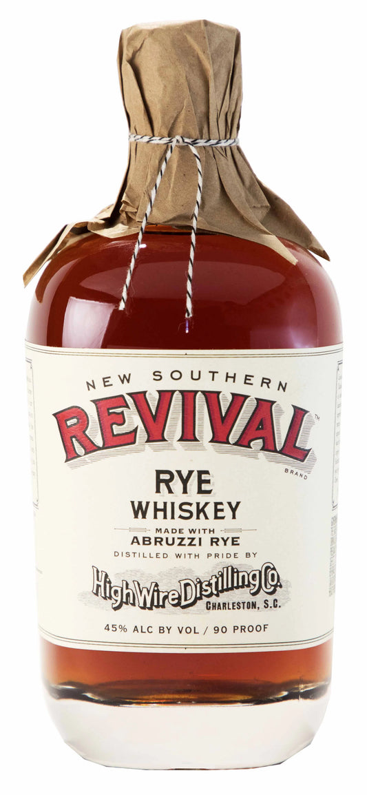 HIGH WIRE DISTILLING NEW SOUTHERN REVIVAL WHISKEY RYE SOUTH CAROLINA 750ML LIQ