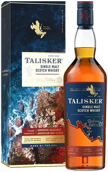 TALISKER SCOTCH SINGLE MALT DISTILLERS EDITION DOUBLE MATURED IN AMOROSO CASK 750ML LIQ
