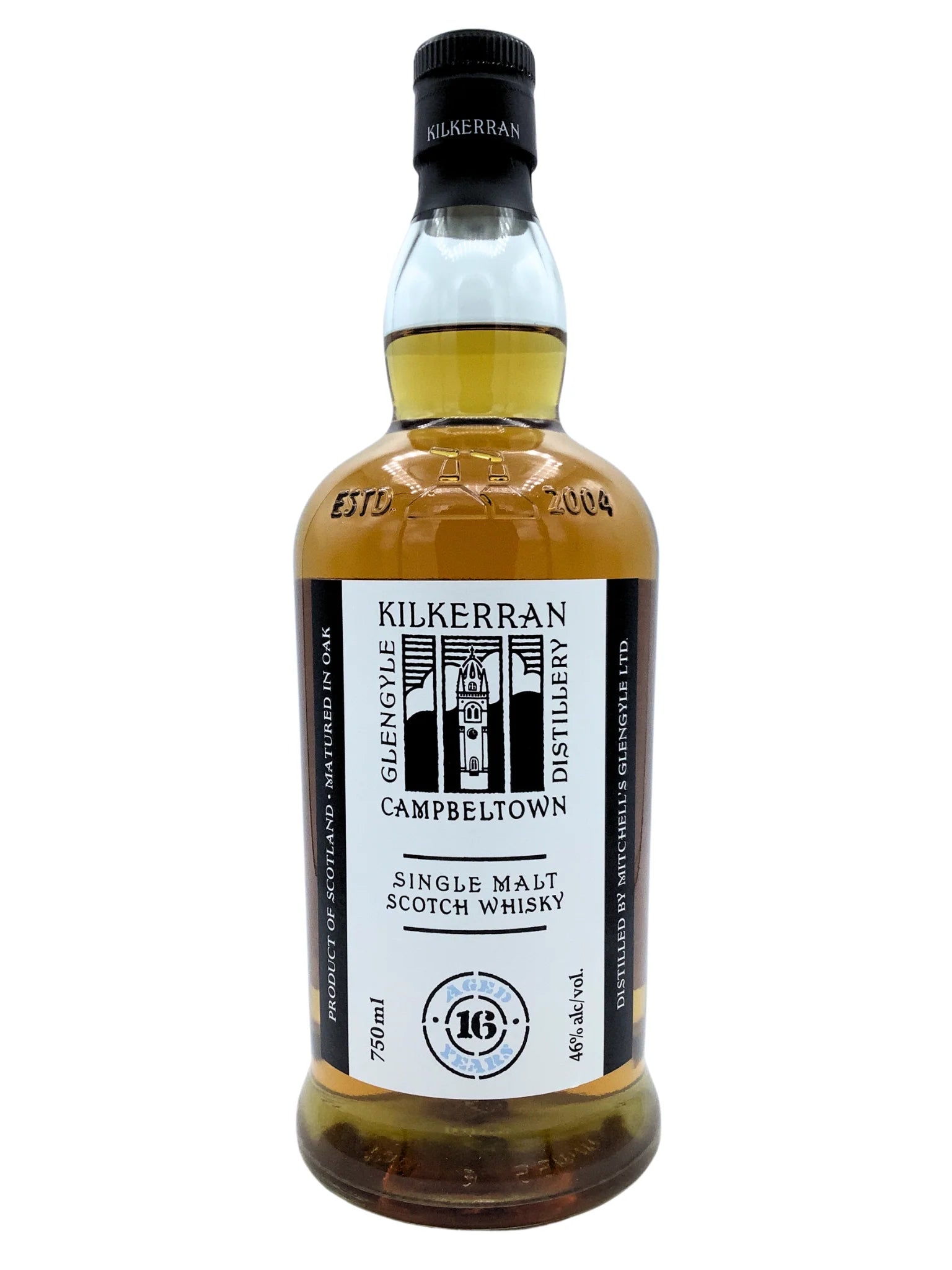 KILKERRAN SCOTCH SINGLE MALT 16YR CAMPBELTOWN 750ML Spirits