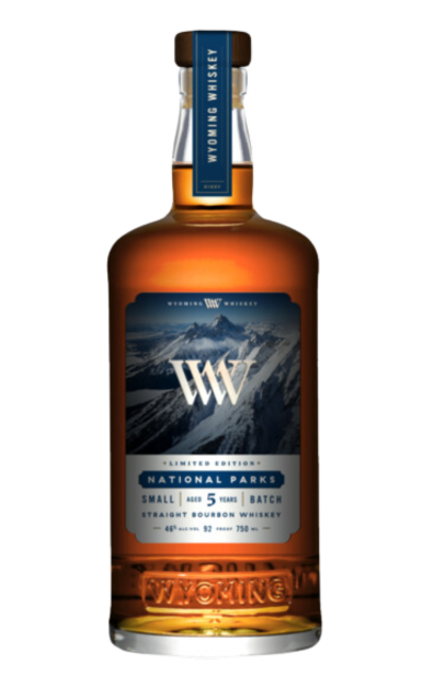 WYOMING WHISKEY BOURBON SMALL BATCH LIMITED NATIONAL PARKS NO3 EDITION WYOMING 5YR 750ML - Remedy Liquor