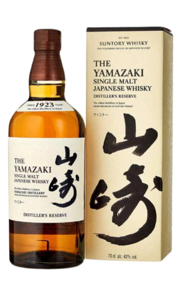 YAMAZAKI WHISKY SINGLE MALT DISTILLERS RESERVE JAPANESE 750ML YAMAZAKI WHISKY SINGLE MALT DISTILLERS RESERVE JAPANESE 750ML