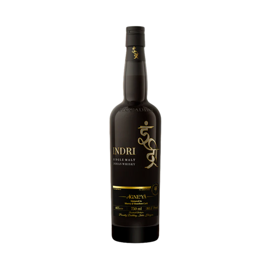 INDRI AGNEYA WHISKEY SINGLE MALT MATURED IN SHERRY & BOURBON CASK INDIA 750ML LIQ