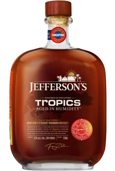 JEFFERSONS BOURBON STRAIGHT TROPICS AGED IN HUMIDITY 750ML LIQ