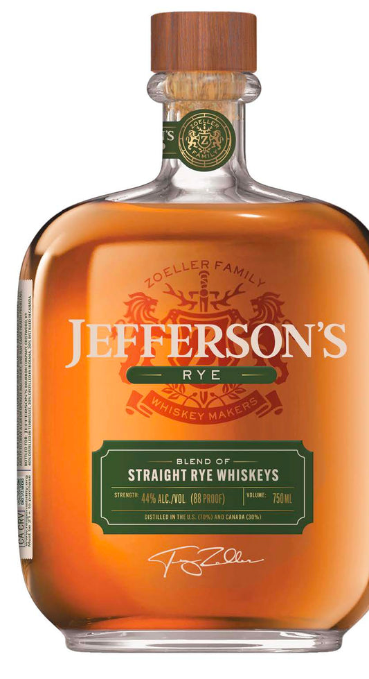 JEFFERSONS WHISKEY RYE KENTUCKY 750ML LIQ