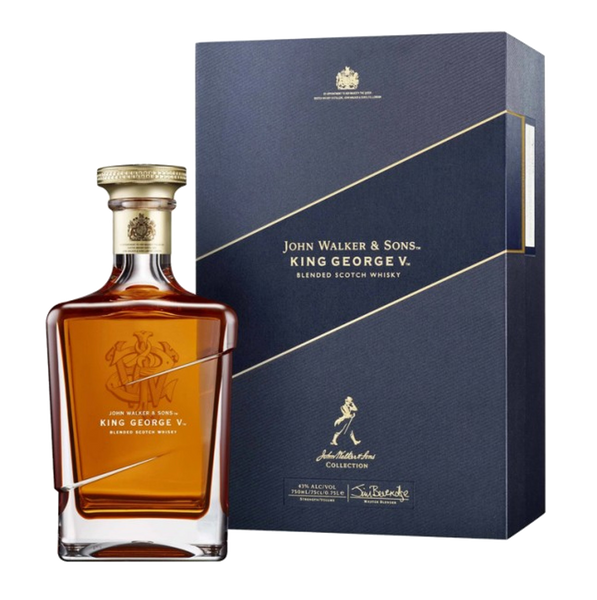 JohnWalker&SonsKING E V 750ml空瓶&化粧箱 JOHNNIEWALKERSCOTCHBLENDEDKING