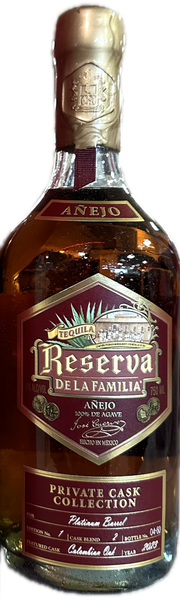 Jose Cuervo Tequila Anejo Reserva De La Familia Private Platinum