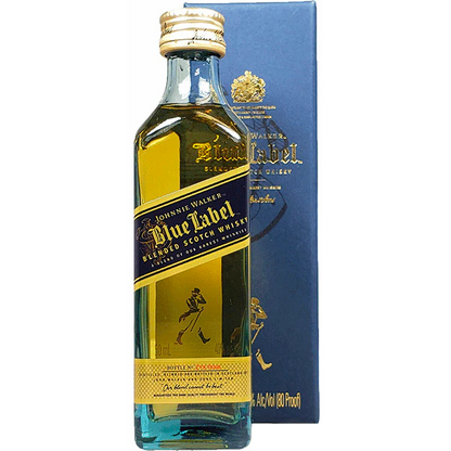 JOHNNIE WALKER SCOTCH BLENDED BLUE LABEL 50ML LIQ