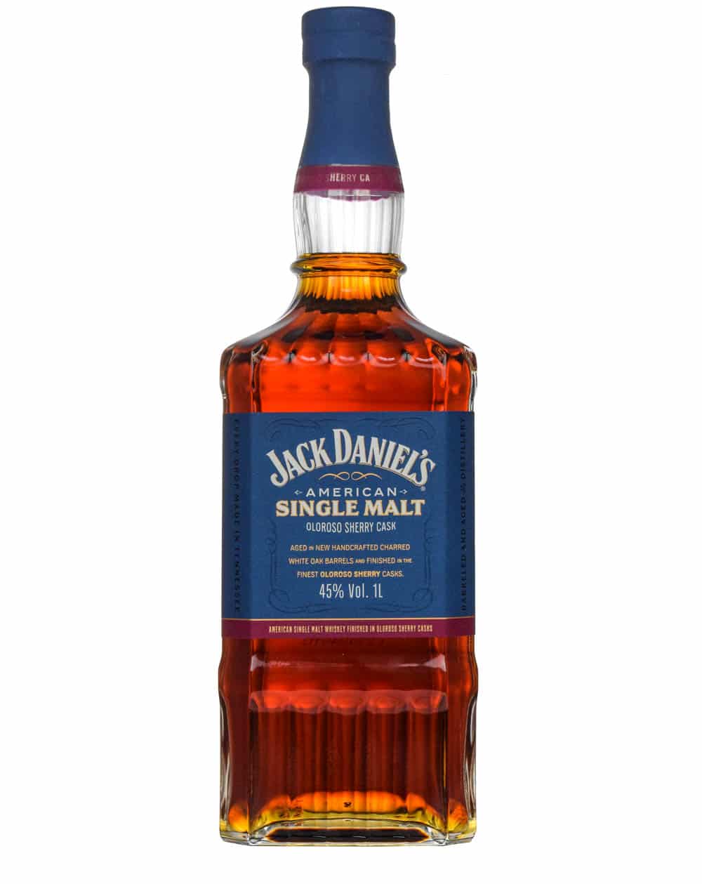JACK DANIELS WHISKEY AMERICAN SINGLE MALT FINISHED IN OLOROSO SHERRY CASKS TENNESSEE 1L LIQ