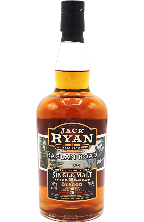 JACK RYAN WHISKEY SMALL BATCH RAGLAN RUSH IRISH 5YR 700ML LIQ