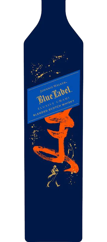 JOHNNIE WALKER SCOTCH BLENDED BLUE LABEL LIMITED ELUSIVE UMAMI RELEASE 750ML LIQ