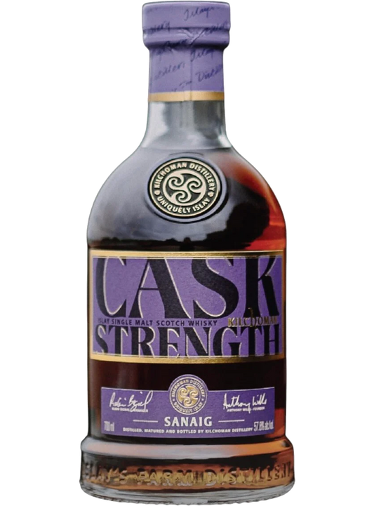 KILCHOMAN SCOTCH SANAIG SINGLE MALT CASK STRENGTH ISLAY 700ML LIQ