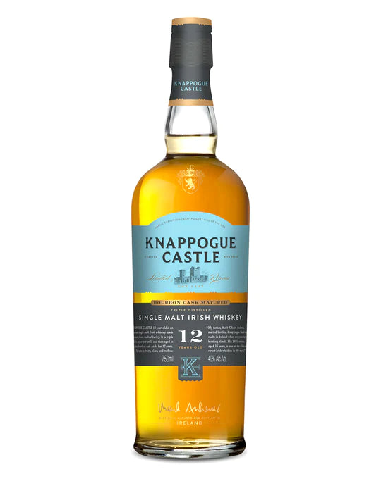 KNAPPOGUE CASTLE WHISKEY SINGLE MALT COGNAC CASK IRISH 12YR 750ML LIQ