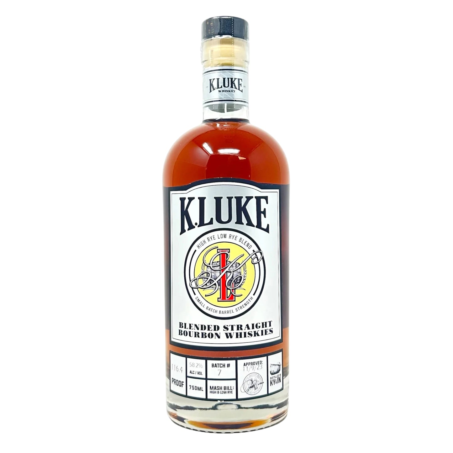 K. LUKE BOURBON BLENDED SMALL BATCH KENTUCKY 750ML LIQ