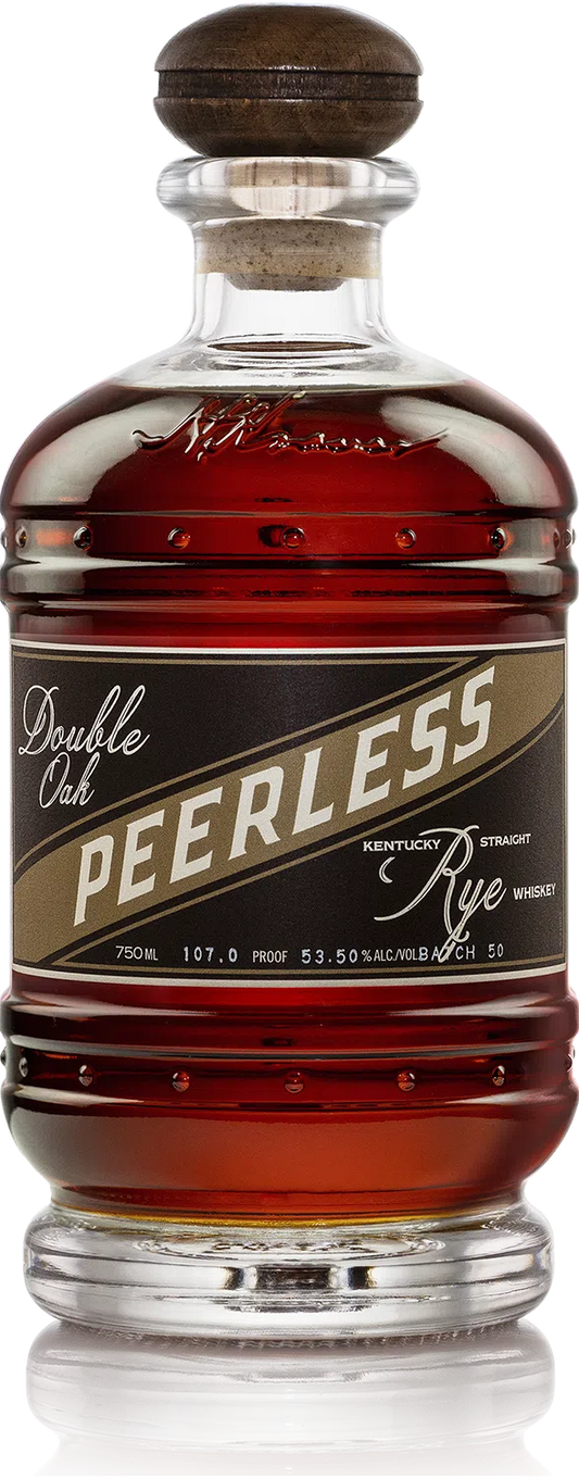 PEERLESS WHISKEY RYE STRAIGHT DOUBLE OAK KENTUCKY 750ML LIQ