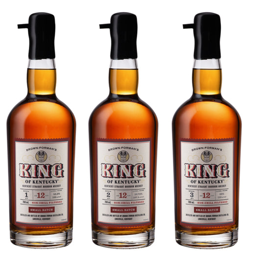 King Of Kentucky Bourbon Small Batch Batch 1, 2, 3 3x700ML