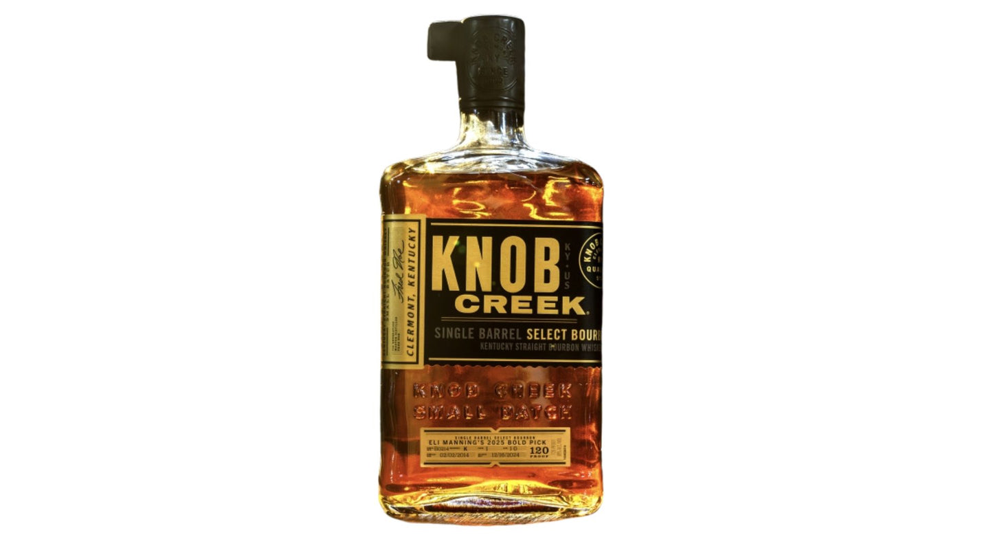 KNOB CREEK BOURBON SINGLE BARREL SELECTED BY ELI MANNING KENTUCKY 750ML LIQ