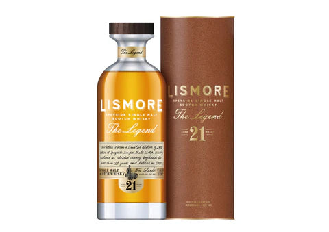 LISMORE SCOTCH SINGLE MALT THE LEGEND 21YR 750ML Spirits