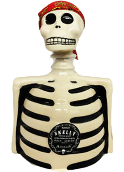 LOS AZULEJOS SKELLY TEQUILA BLANCO SKELETO 750ML Spirits