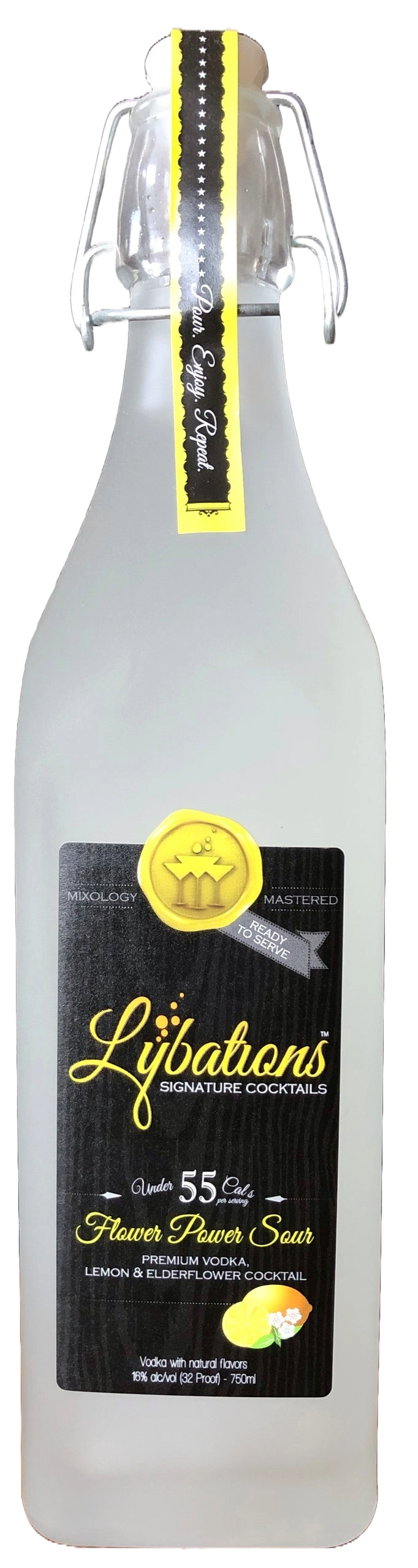 LYBATIONS COCTAIL VODKA FLOWER POWER SOUR 750ML Spirits