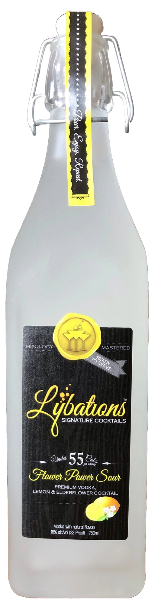 LYBATIONS COCTAIL VODKA FLOWER POWER SOUR 750ML Spirits