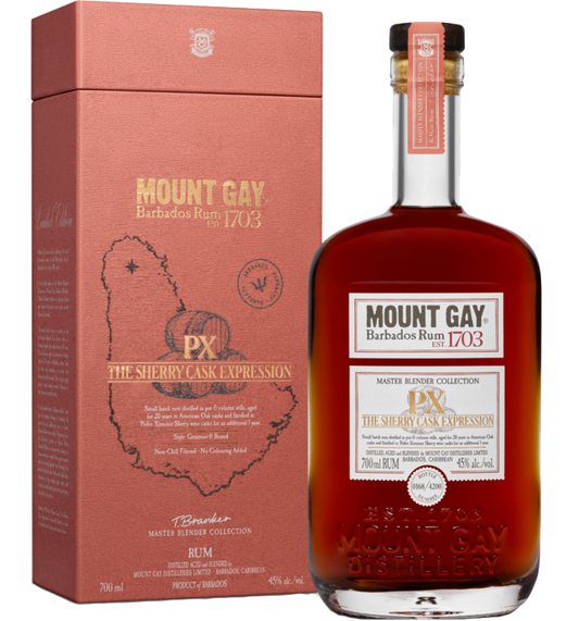 MOUNT GAY RUM MASTER BLENDER COLLECTION PX THE SHERRY CASK EXPRESSION BARBADOS 700ML