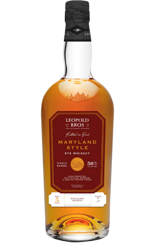 LEOPOLD BROS WHISKEY RYE MARYLAND STYLE COLORADO 750ML LIQ