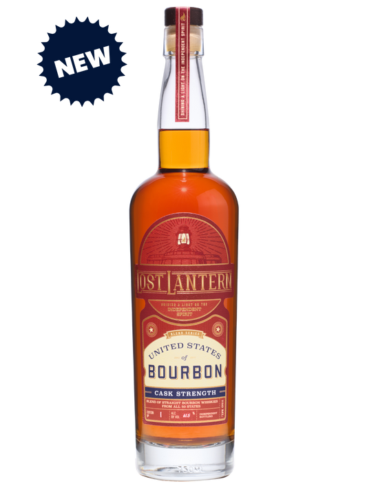LOST LANTERN UNITED STATES OF BOURBON BLENDED FROM ALL 50 STATES CASK STRENGTH 750ML LIQ