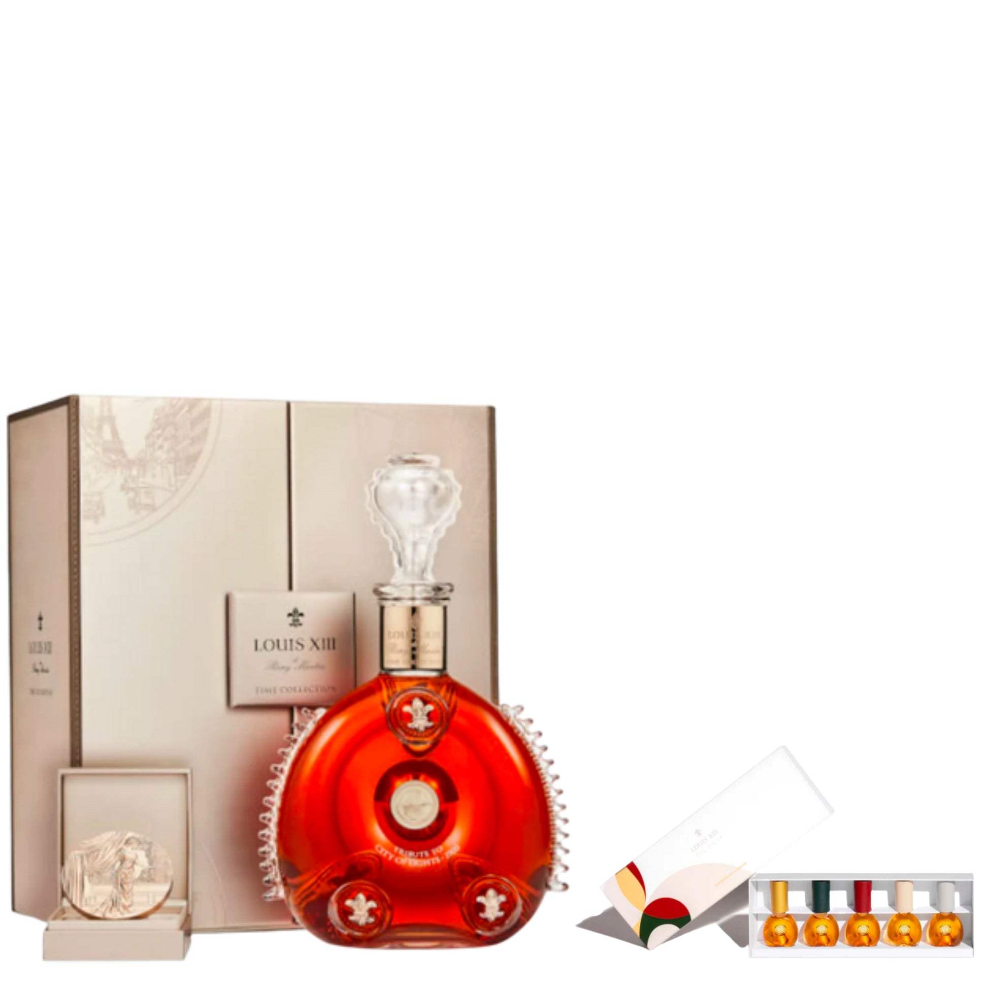 Louis XIII Cognac Time Collection 750ML + Louis XIII "The Drop" 5x10ML