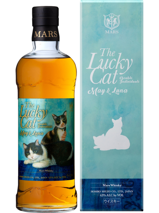 MARS WHISKY THE LUCKY CAT DOUBLE INDIVIDUALS MAY AND LUNA EDITION JAPAN 700ML LIQ