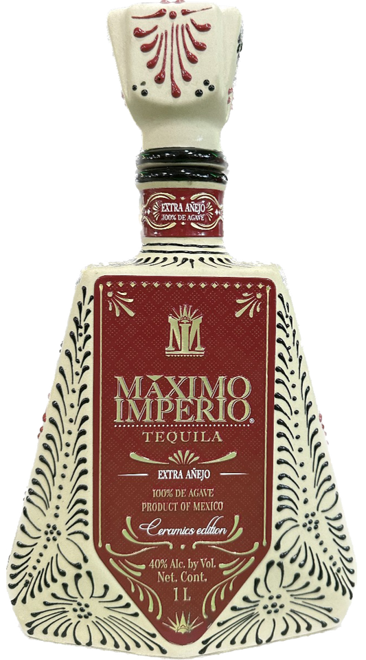 MAXIMO IMPERIO TEQUILA REPOSADO CERAMIC BOTTLE 1LI LIQ