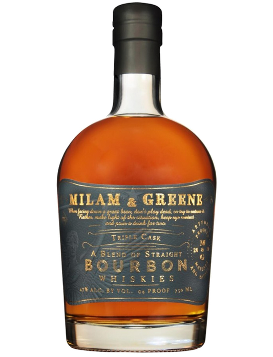 MILAM & GREENE BOURBON TRIPLE CASK TEXAS 750ML LIQ