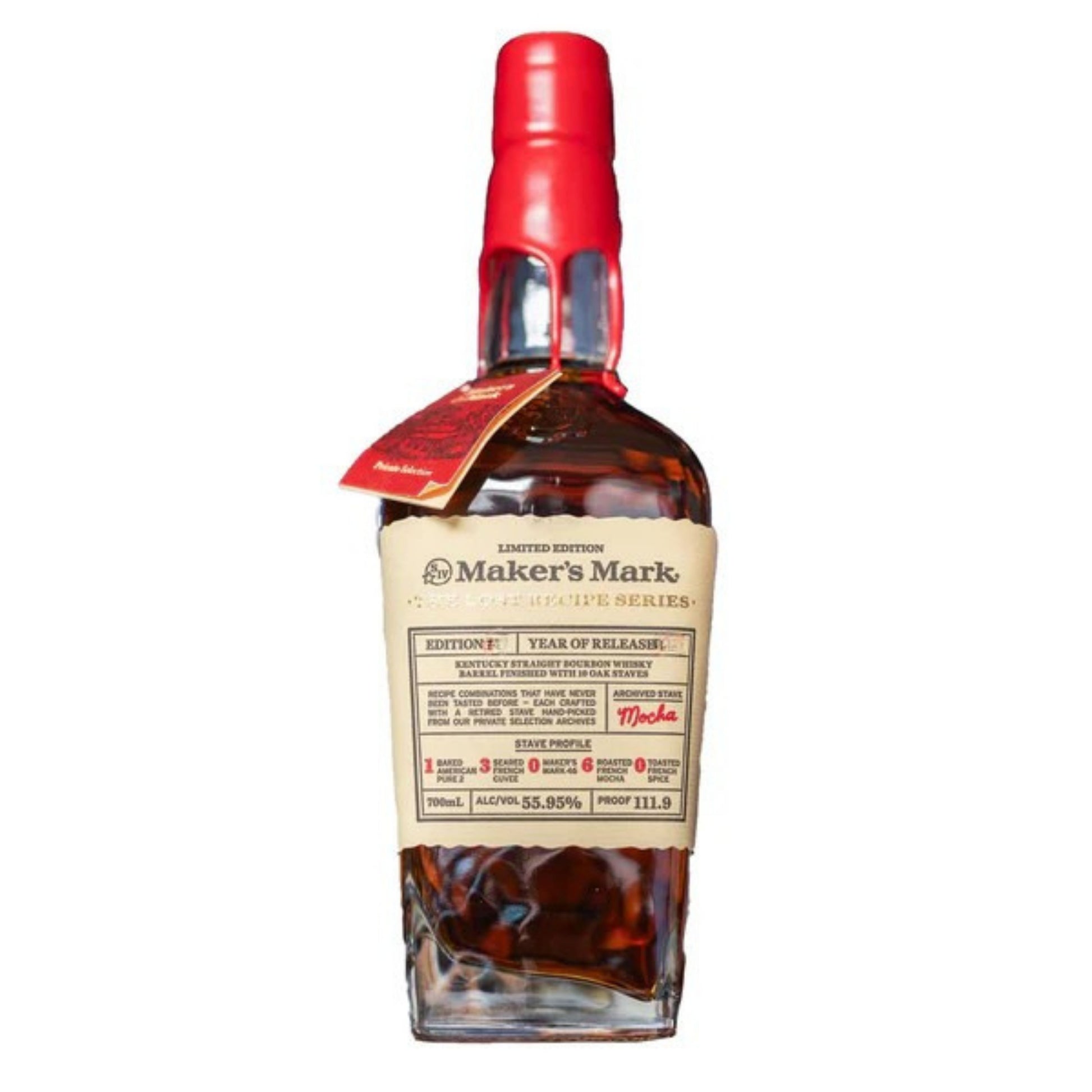 MAKERS MARK BOURBON THE LOST RECIPE SERIES MOCHA STAVE KENTUCKY 700ML LIQ