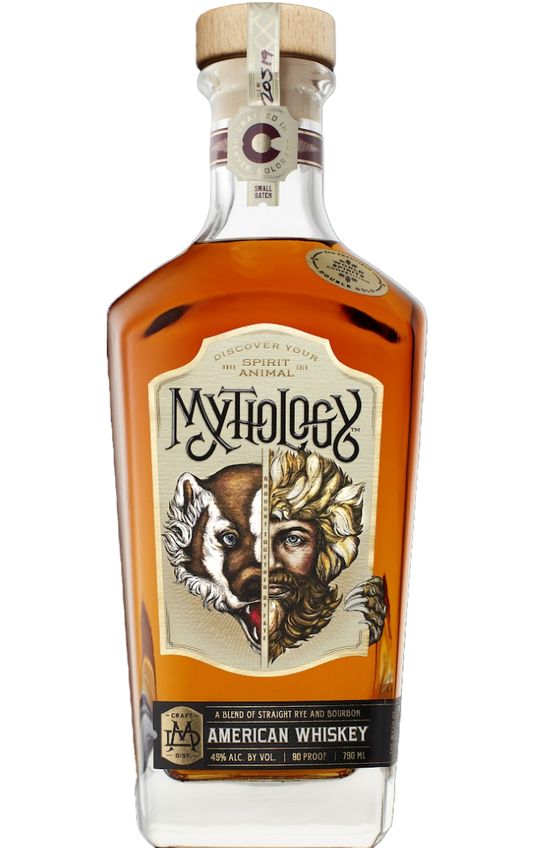 MYTHOLOGY HELL BEAR WHISKEY BLEND OF RYE AND BOURBON COLORADO 750ML LIQ
