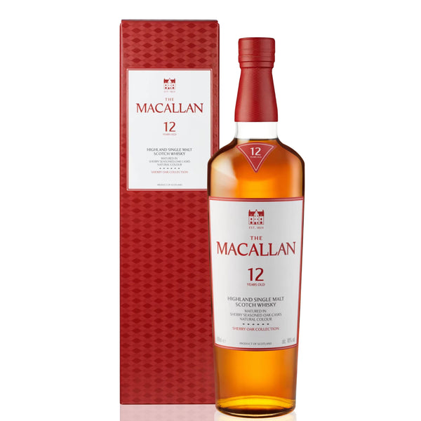 Macallan Scotch Single Malt Sherry Oak Cask 12YR 750ML - Remedy Liquor
