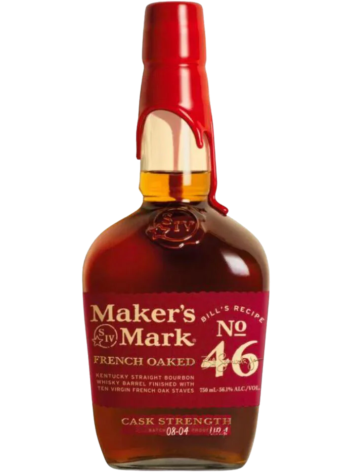 MAKERS MARK 46 BOURBON CASK STRENGTH FRENCH OAKED KENTUCKY 750ML Makers mark 46 bourbon cask strength french oaked kentucky 750ml