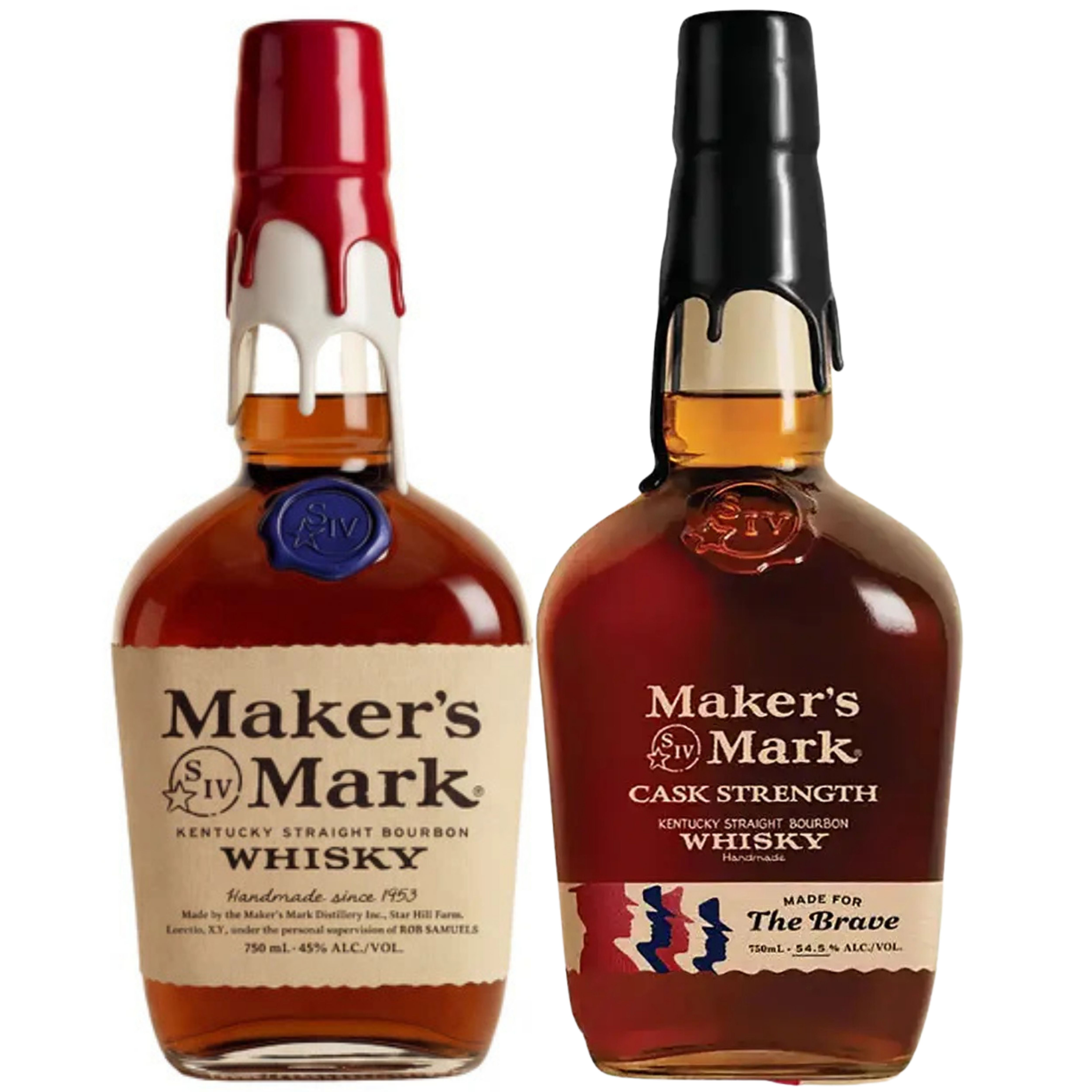 maker's mark × 4 Makers Mark Bourbon 250th Anniversary + Makers Mark Bourbon Cask