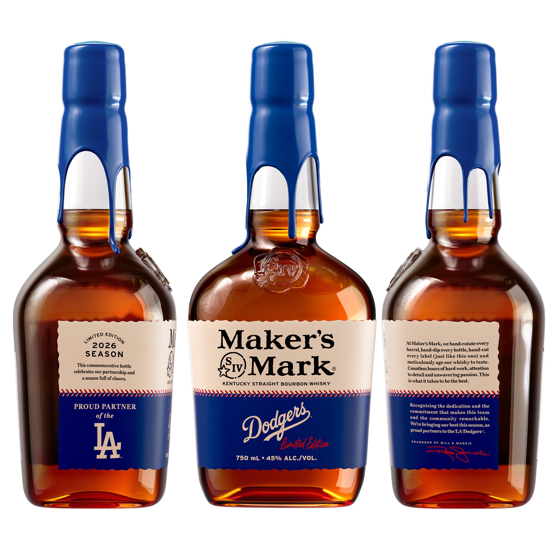 MAKERS MARK BOURBON STRAIGHT LIMITED DODGERS EDITION KENTUCKY 750ML LIQ