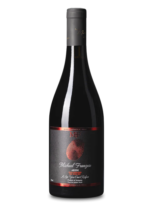 MICHAEL FRANZESE ARENI RED DRY NON ALCOHOLIC WINE ARMENIA 750ML WINE