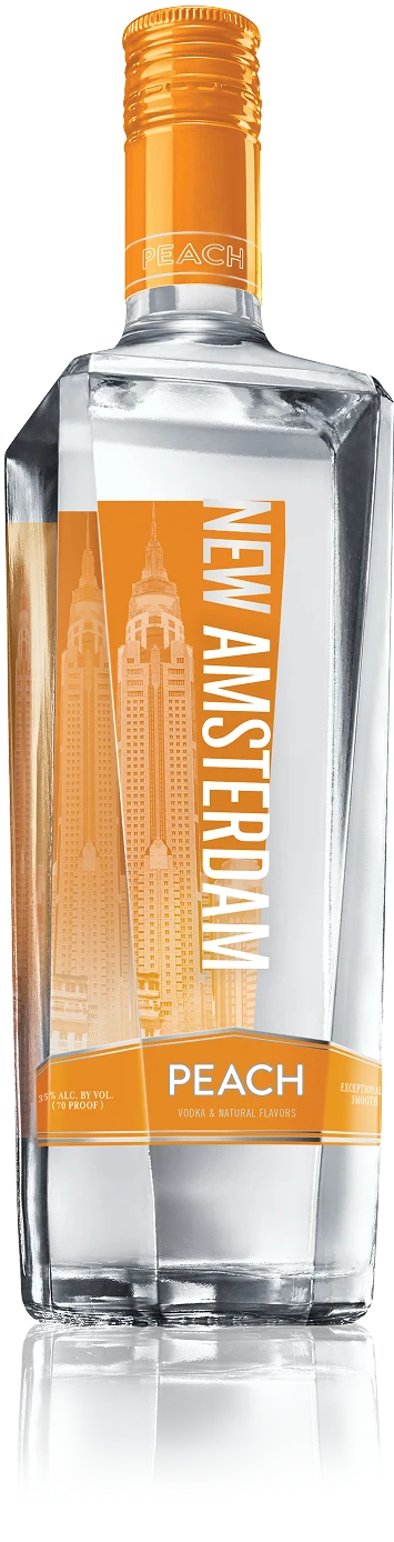 NEW AMSTERDAM VODKA PEACH FLAVORED 1.75LI Spirits