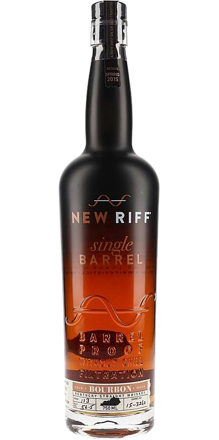 NEW RIFF BOURBON SINGLE BARREL SOUR MASH BARREL PROOF KENTUCKY 750ML LIQ