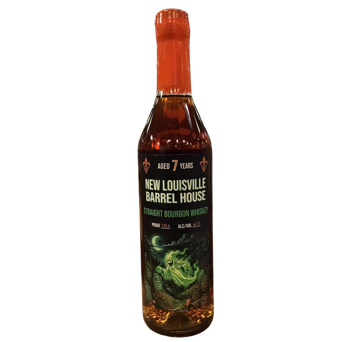 NEW LOUISVILLE BARREL HOUSE BOURBON "BARREL HUNTER" 132.8PF KENTUCKY 7YR 750ML LIQ