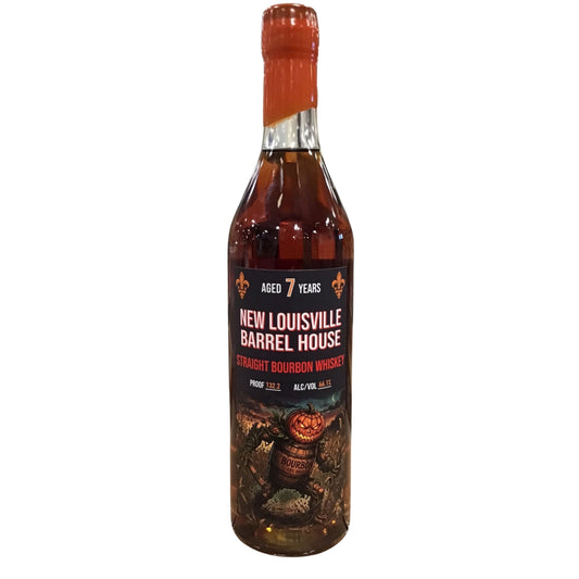 NEW LOUISVILLE BARREL HOUSE BOURBON "GRAVEYARD CANDY" 132.2PF KENTUCKY 7YR 750ML LIQ