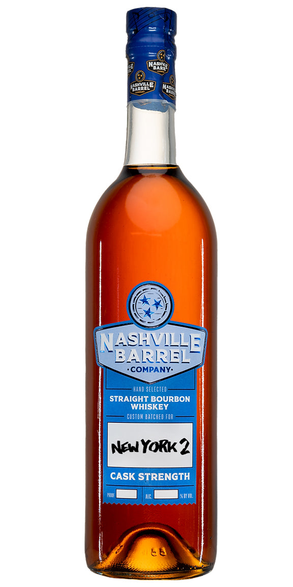 NASHVILLE BARREL COMPANY BOURBON CASK STRENGTH NEW YORK BATCH TENNESSEE 750ML LIQ