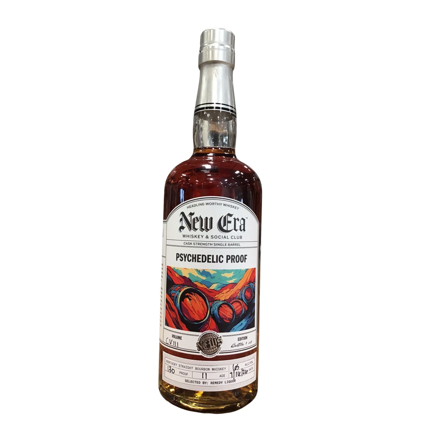 NEW ERA BOURBON CASK STRENGTH PRIVATE BARREL SELECT 11YR KENTUCKY 130PF 750ML LIQ