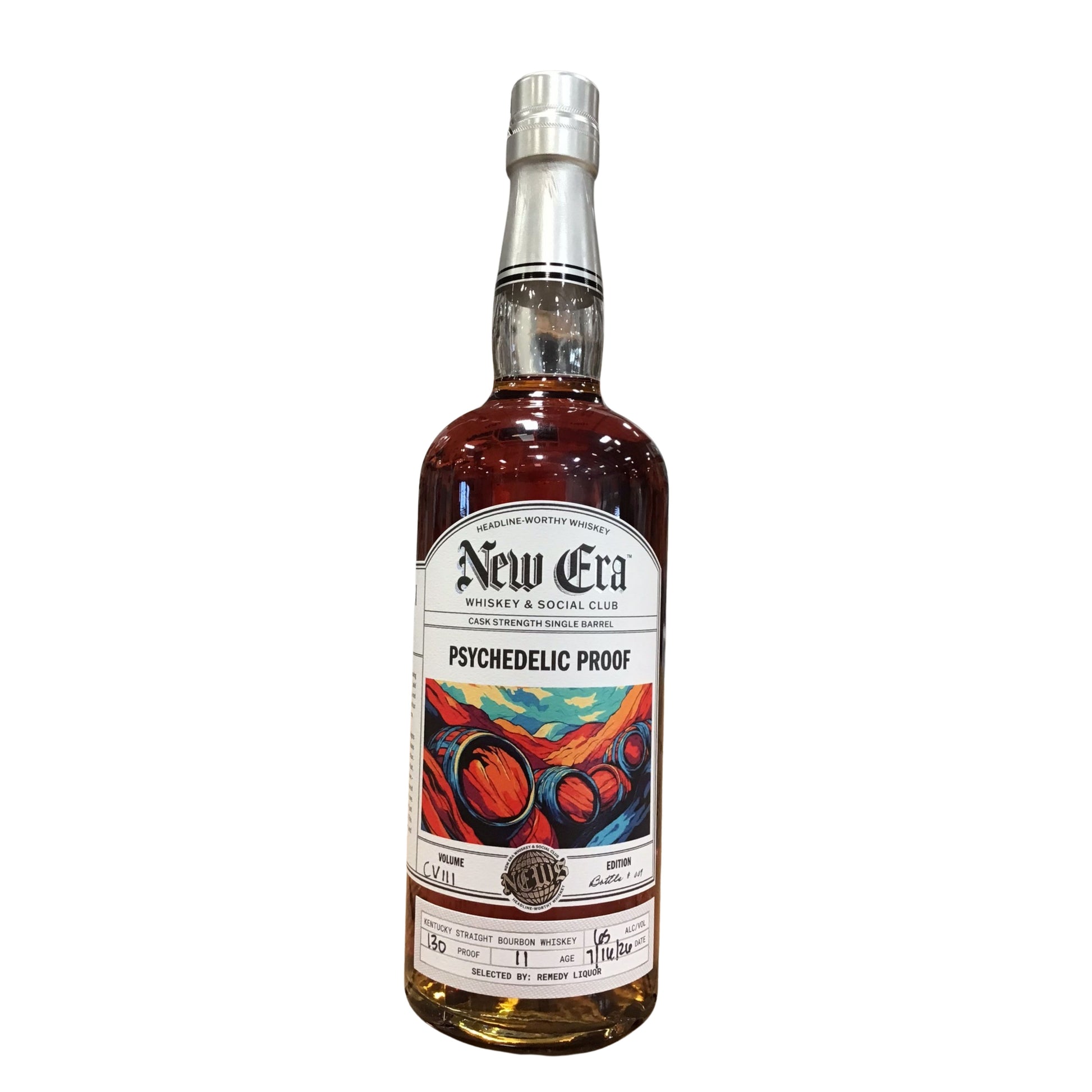 NEW ERA BOURBON CASK STRENGTH PRIVATE BARREL SELECT 11YR KENTUCKY 130PF 750ML LIQ