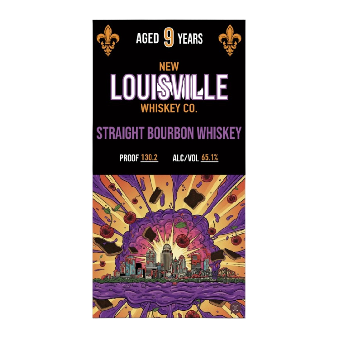 NEW LOUISVILLE BOURBON STRAIGHT DERBY CITY JAM KENTUCKY 9YR 750ML LIQ