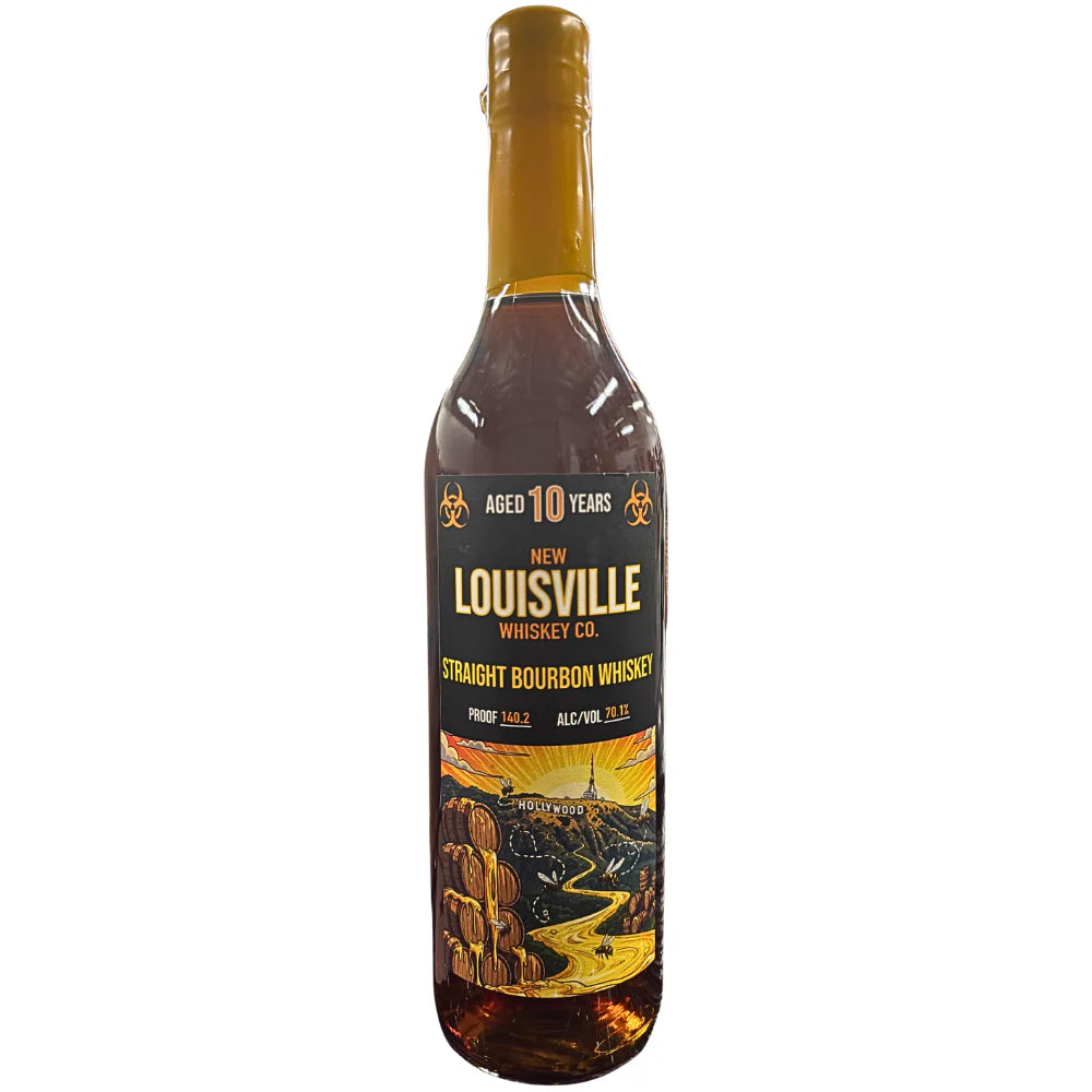 NEW LOUISVILLE BOURBON STRAIGHT HOLLYWOOD HONEY KENTUCKY 10YR 750ML LIQ