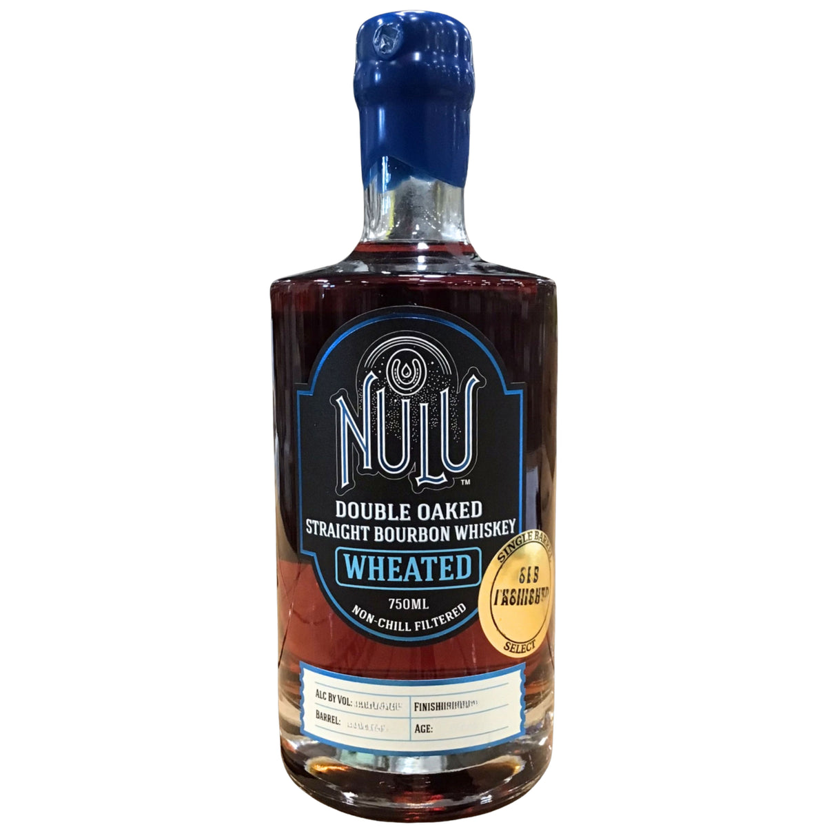 NULU BOURBON STRAIGHT DOUBLE OAKED WHEATED SINGLE BARREL SELECT 8YR KENTUCKY 750ML LIQ