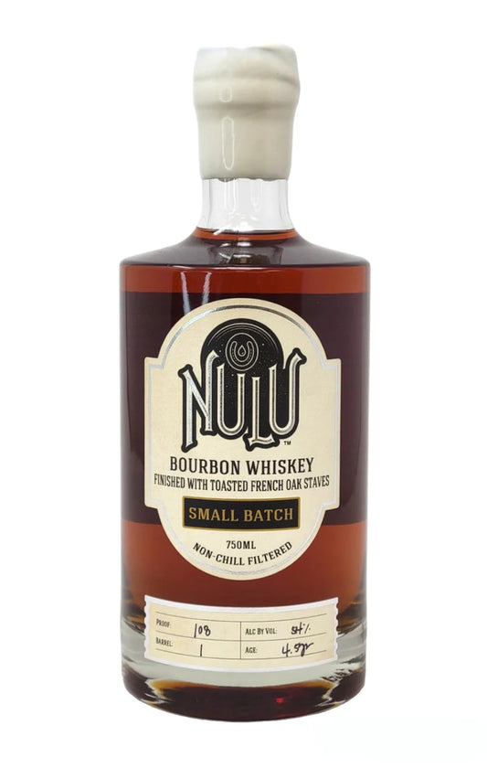 NULU BOURBON SMALL BATCH FINISHED IN TOASTED FRENCH OAK STAVES KENTUCKY 750ML LIQ