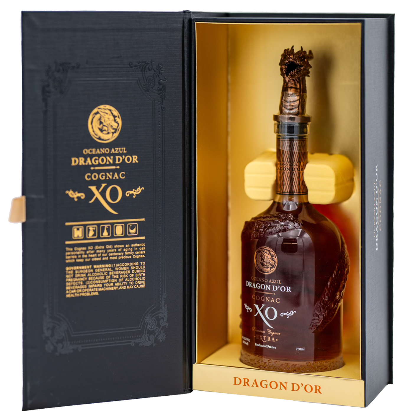 OCEANO AZUL DRAGON D OR COGNAC XO FRANCE 750ML LIQ